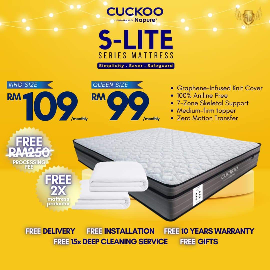 promosi tilam cuckoo napure mattress